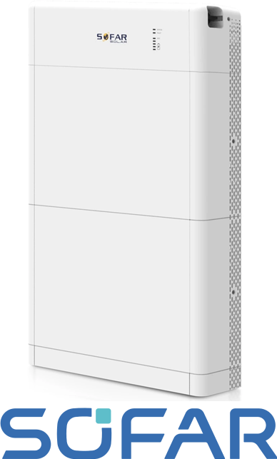 SOFAR Magazyn energii 10kWh zawiera(2 x BTS 5K Bateria 5.12kWh z funkcją grzania oraz BTS 5K-BDU Moduł zarządzający z podstawą)