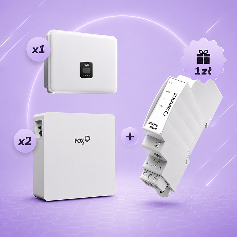 Zestaw FoxESS P3 Smart 5kW + 10,36kWh + Zeronest